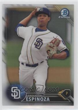 2016 Bowman Draft - Chrome - Refractor #BDC-140 - Top Prospects - Anderson Espinoza