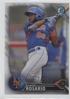 2016 Bowman Draft - Chrome - Refractor #BDC-190 - Top Prospects - Amed Rosario