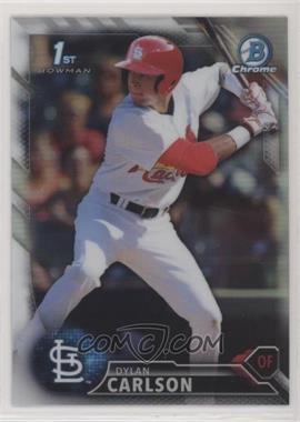 2016 Bowman Draft - Chrome - Refractor #BDC-3 - Draft Picks - Dylan Carlson