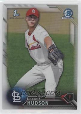 2016 Bowman Draft - Chrome - Refractor #BDC-6 - Draft Picks - Dakota Hudson