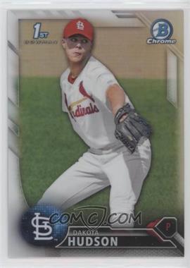 2016 Bowman Draft - Chrome - Refractor #BDC-6 - Draft Picks - Dakota Hudson