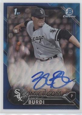 2016 Bowman Draft - Chrome Draft Pick Autographs - Blue Refractor #CDA-ZB - Zack Burdi /150