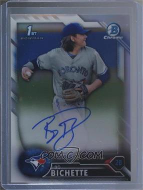 2016 Bowman Draft - Chrome Draft Pick Autographs - Refractor #CDA-BOB - Bo Bichette /499 [Noted]