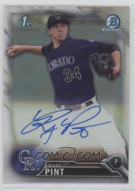 2016 Bowman Draft - Chrome Draft Pick Autographs - Refractor #CDA-RP - Riley Pint /499