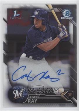 2016 Bowman Draft - Chrome Draft Pick Autographs #CDA-CR - Corey Ray