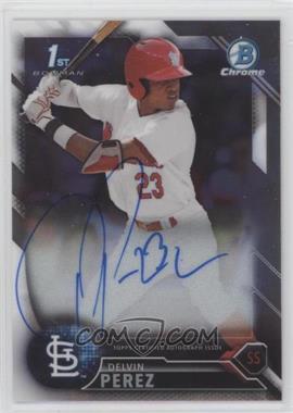 2016 Bowman Draft - Chrome Draft Pick Autographs #CDA-DP - Delvin Perez