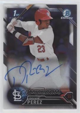 2016 Bowman Draft - Chrome Draft Pick Autographs #CDA-DP - Delvin Perez