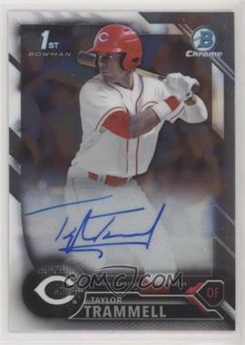 2016 Bowman Draft - Chrome Draft Pick Autographs #CDA-TT - Taylor Trammell