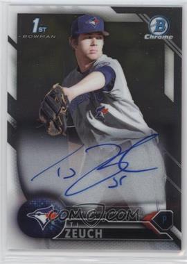 2016 Bowman Draft - Chrome Draft Pick Autographs #CDA-TZ - T.J. Zeuch