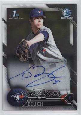 2016 Bowman Draft - Chrome Draft Pick Autographs #CDA-TZ - T.J. Zeuch