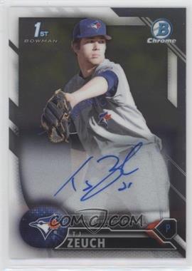 2016 Bowman Draft - Chrome Draft Pick Autographs #CDA-TZ - T.J. Zeuch