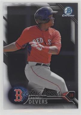 2016 Bowman Draft - Chrome #BDC-160 - Top Prospects - Rafael Devers