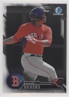 2016 Bowman Draft - Chrome #BDC-160 - Top Prospects - Rafael Devers