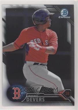 2016 Bowman Draft - Chrome #BDC-160 - Top Prospects - Rafael Devers