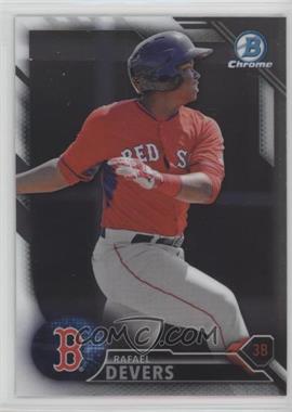 2016 Bowman Draft - Chrome #BDC-160 - Top Prospects - Rafael Devers