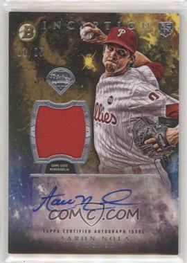 2016 Bowman Inception - Autographed Relics - Gold #IAR-AN - Aaron Nola /25