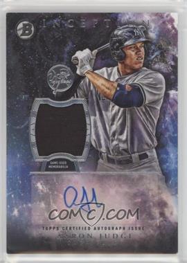 2016 Bowman Inception - Autographed Relics #IAR-AJ - Aaron Judge