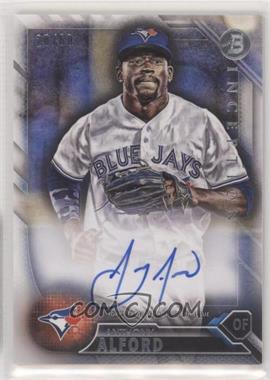 2016 Bowman Inception - Inceptionalized Bowman Prospect Autographs #IBPA-AA - Anthony Alford /60