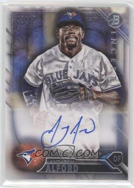 2016 Bowman Inception - Inceptionalized Bowman Prospect Autographs #IBPA-AA - Anthony Alford /60