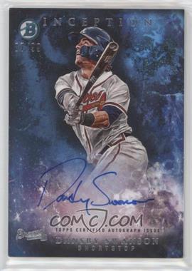 2016 Bowman Inception - Prospect Autographs - Blue #PA-DS - Dansby Swanson /99