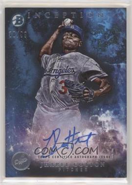 2016 Bowman Inception - Prospect Autographs - Blue #PA-JC - Jharel Cotton /99