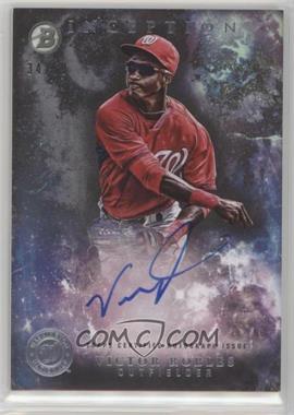 2016 Bowman Inception - Prospect Autographs - Green #PA-VR - Victor Robles /50