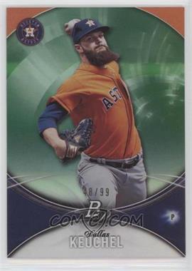 2016 Bowman Platinum - [Base] - Green #75 - Dallas Keuchel /99