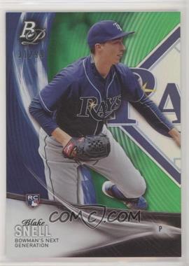 2016 Bowman Platinum - Next Generation - Green #NG-27 - Blake Snell /99