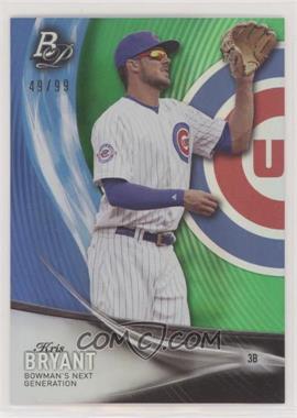 2016 Bowman Platinum - Next Generation - Green #NG-6 - Kris Bryant /99 [Noted]