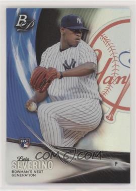 2016 Bowman Platinum - Next Generation #NG-19 - Luis Severino