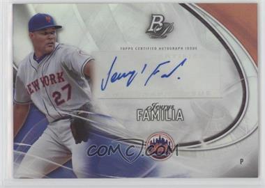 2016 Bowman Platinum - Rookie/Veterans Autographs #PA-JF - Jeurys Familia