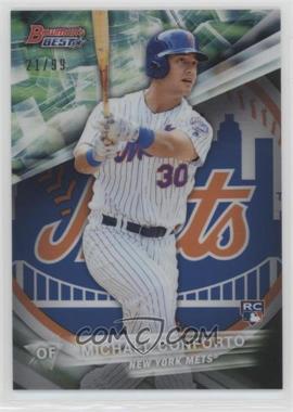 2016 Bowman's Best - [Base] - Green Refractor #4 - Michael Conforto /99