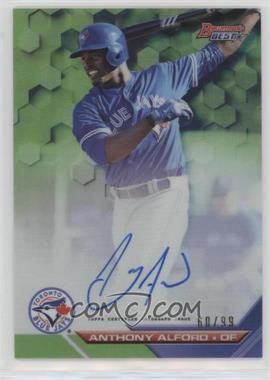 2016 Bowman's Best - Best of 2016 Autographs - Green Refractor #B16-AA - Anthony Alford /99