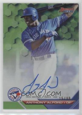 2016 Bowman's Best - Best of 2016 Autographs - Green Refractor #B16-AA - Anthony Alford /99