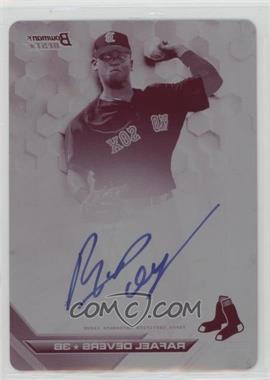 2016 Bowman's Best - Best of 2016 Autographs - Printing Plate Magenta #B16-RD - Rafael Devers /1