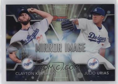 2016 Bowman's Best - Mirror Image #MI-14 - Clayton Kershaw, Julio Urias