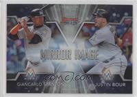 Giancarlo Stanton, Justin Bour