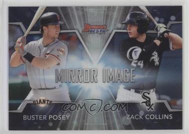 2016 Bowman's Best - Mirror Image #MI-8 - Buster Posey, Zack Collins