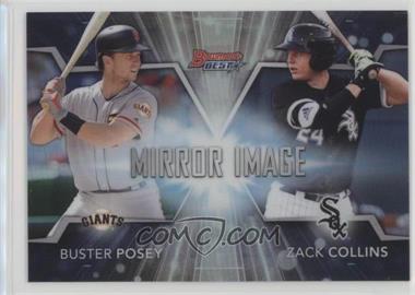 2016 Bowman's Best - Mirror Image #MI-8 - Buster Posey, Zack Collins