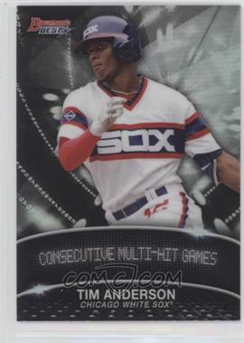 2016 Bowman's Best - Stat Lines #SL-TA - Tim Anderson