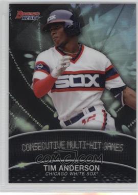 2016 Bowman's Best - Stat Lines #SL-TA - Tim Anderson