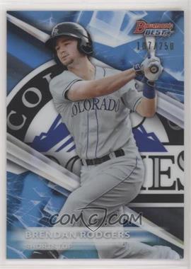 2016 Bowman's Best - Top Prospects - Blue Refractor #TP-2 - Brendan Rodgers /250