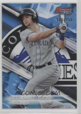 2016 Bowman's Best - Top Prospects - Blue Refractor #TP-2 - Brendan Rodgers /250