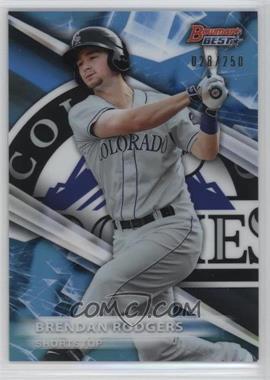 2016 Bowman's Best - Top Prospects - Blue Refractor #TP-2 - Brendan Rodgers /250