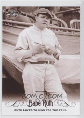 2016 Leaf Babe Ruth Collection - [Base] #31 - Babe Ruth