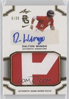 Dalton Wingo #/20