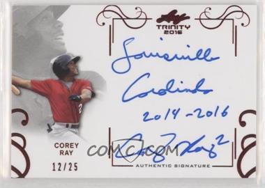 2016 Leaf Trinity - Signatures - Red Spectrum #A-CR2 - Corey Ray /25