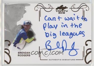 2016 Leaf Trinity - Signatures #A-BR2 - Brendan Rodgers