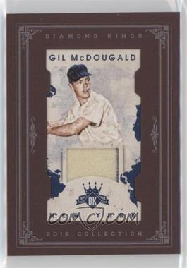 2016 Panini Diamond Kings - [Base] - Mini Framed Materials #31 - Gil McDougald /99