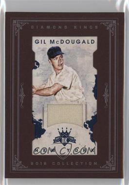 2016 Panini Diamond Kings - [Base] - Mini Framed Materials #31 - Gil McDougald /99